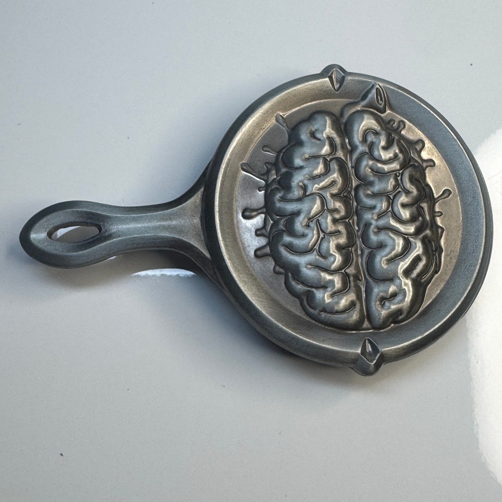SMC LLC‎ 2005 Metal Belt Buckle Brain Skillet Design Made in China